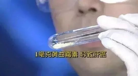 1毫克黃曲霉素導致肝癌